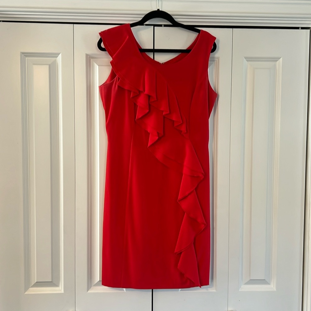 Elegant red dress